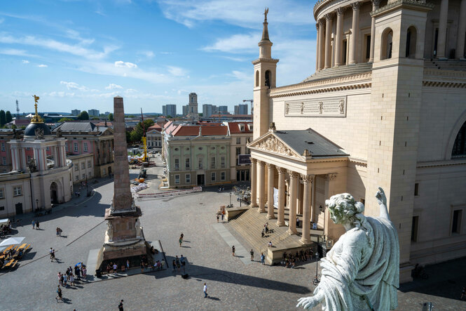 Blick auf die Innenstadt von Potsdam.