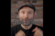 Ein Screenshot zeigt Marc-Uwe Kling mit dem Hashtag SoederChallenge