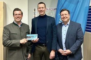 CDU-Kreischef Sven Rissmann, Neumitglied Hendrik Böckermann und CDU-Fraktionschef Sebastian Pieper (v.l.n.r.)