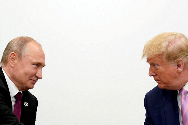 Putin und Trump nebeneinander