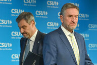 Markus Söder und Günther Felßner.