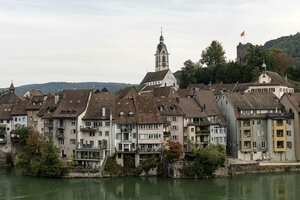 Blick auf die Stadt Laufenburg.