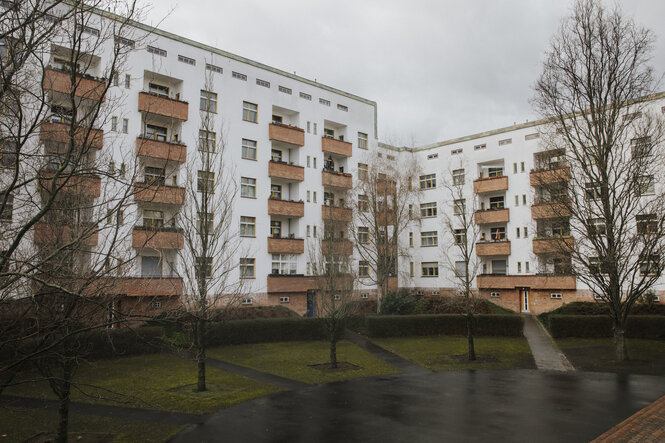 Blick in den Hinterhof der Paul-Heyse-Straße 15