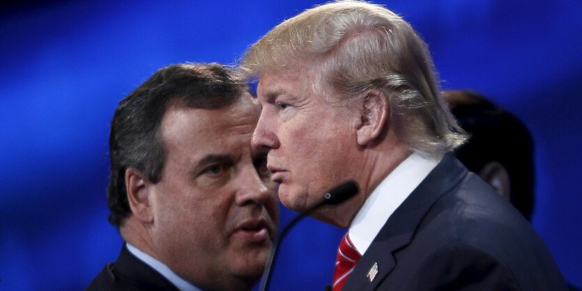 Chris Christie und Donald Trump