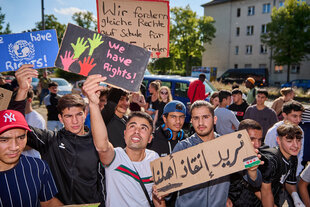 Protestveranstaltung in Berlin