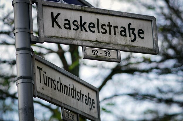 Straßenschild Kaskelstraße