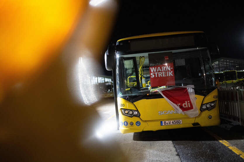 BVG-Warnstreik Ende Januar