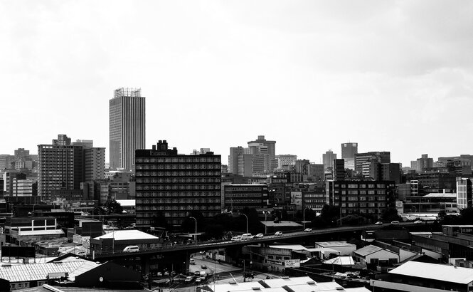 Skyline in Johannesburg.