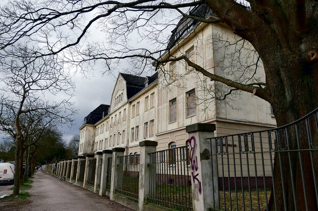 Die ehemalige Kaserne in der Hamburger Notkestraße.