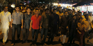 Demonstration in Dhaka