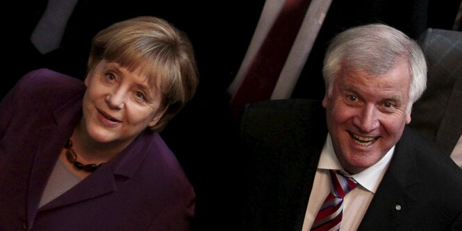 Angela Merkel und Horst Seehofer