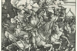 Auschnitt aus Dürers Werk "Die apokalytischen Reiter"