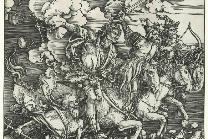 Auschnitt aus Dürers Werk "Die apokalytischen Reiter"