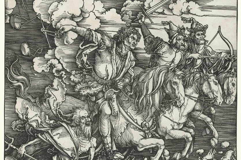 Auschnitt aus Dürers Werk "Die apokalytischen Reiter"