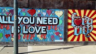 Grafitti an einer Hauswand