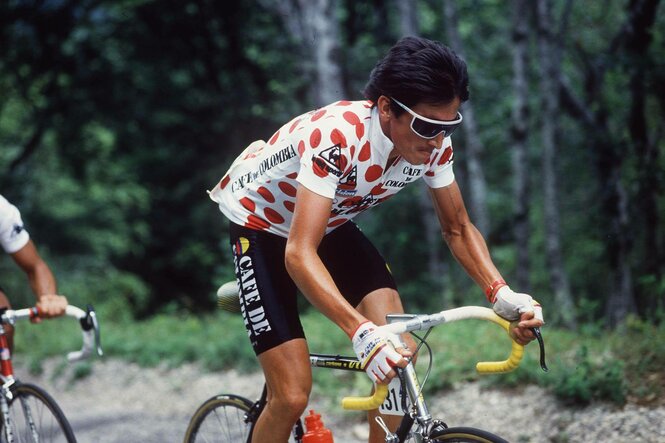 Herrera auf dem Rennrad