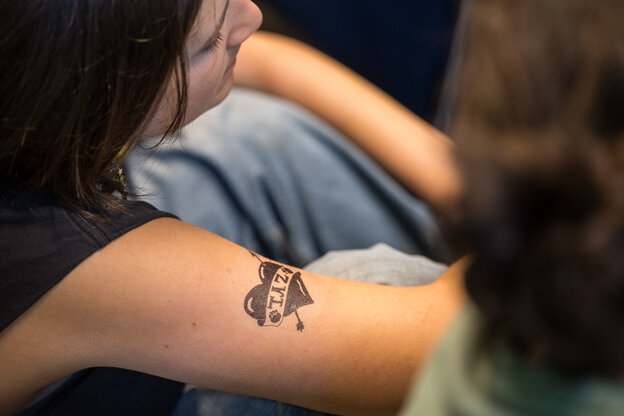 Ein taz-Tattoo