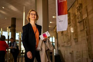 Katja Wolf beim BSW-Landesparteitag in Thüringen
