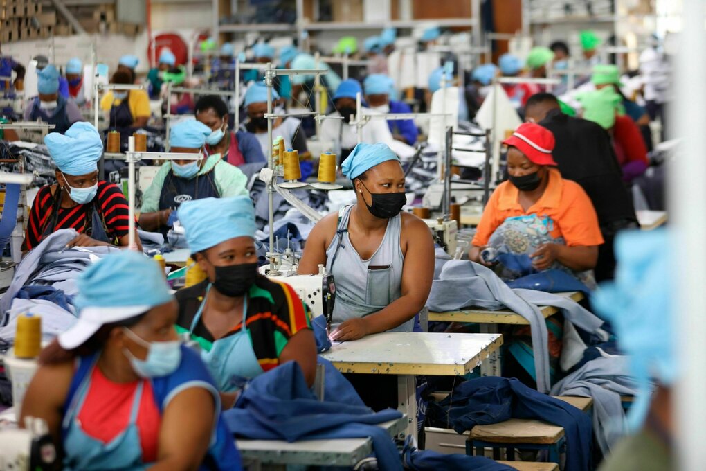 Nähfabrik in Lesotho.