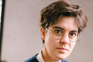 Zu sehen ist Marlene Engelhorn, Aktivistin und Gründerin der Initiative taxmenow.