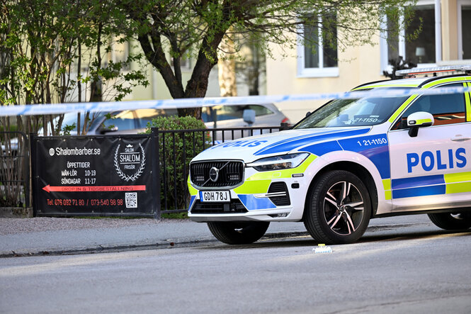Schwedisches Polizeiauto
