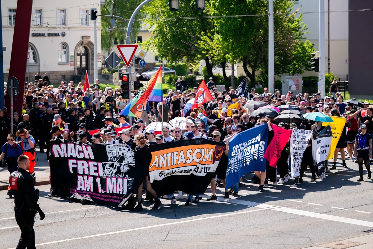 Neonazis am 1. Mai in Thüringen: Weniger extrem Rechte in Gera