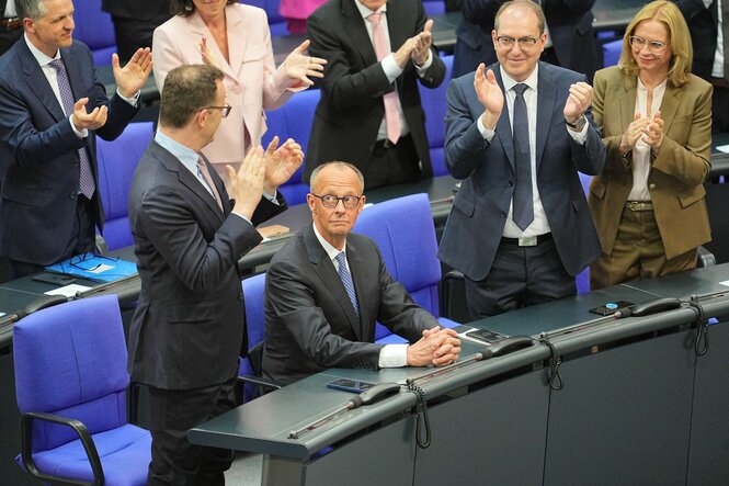 Friedrich Merz im Bundestag,