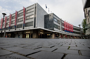 Hässliche Fußgängerzone in Bielefeld