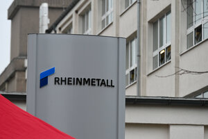 Logo vom Rheinmetall-Konzern