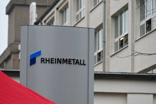 Logo vom Rheinmetall-Konzern