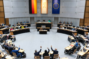 Das Bild zeigt das Berliner Abgeordnetenhaus