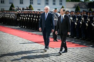 Steinmeier und Herzog auf dem Roten Teppich