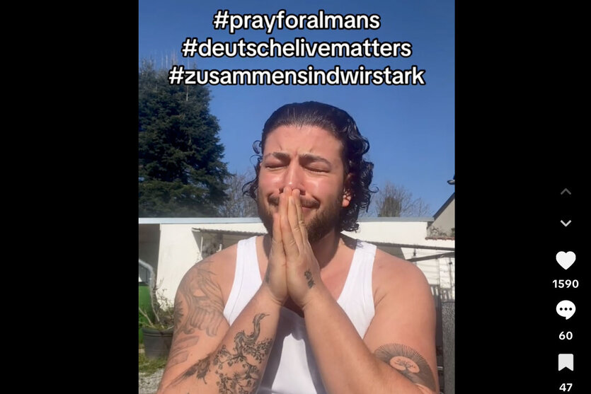 Screenshot der TikTok-Seite von Nemoelsharif