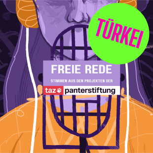 Grafik mit den Worten "Freie Rede"