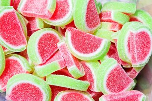 Wassermelonen als Fruchtgummis