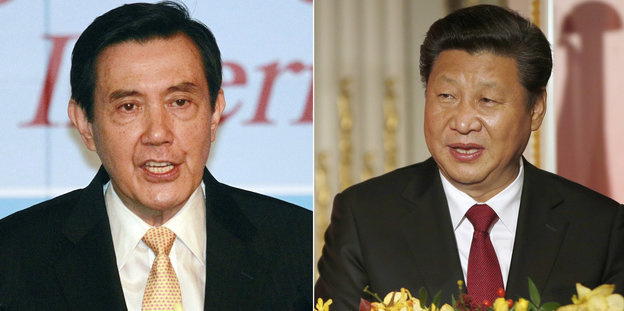 Ma Ying-jeou und Xi Jinping