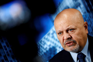 Karim Khan während eines Interviews mit reuters, Januar 2025