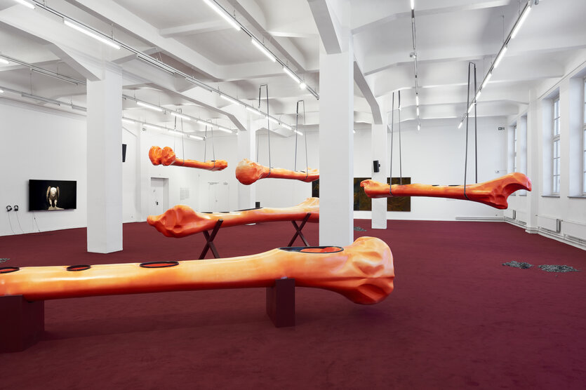 Die Installation Over Land and Sea im Kunsthaus Hamburg.