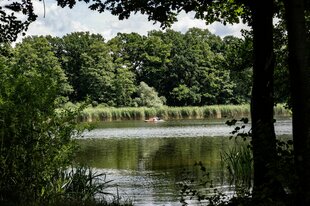 Blick auf den Falkenhagener See.