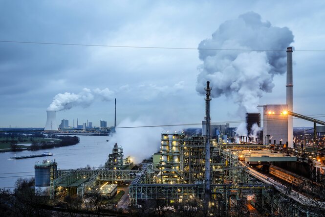 Industrielandschaft un Duisburg