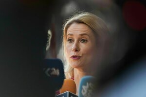 Kaja Kallas spricht