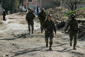 Israelische Soldaten im Flüchtlingslager Dschenin im Westjordanland