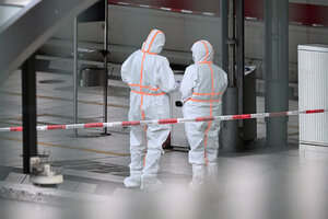 Spurensicherung im Hamburger Hauptbahnhof