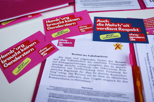 Werbezettel der Anti-Gender-Initiative