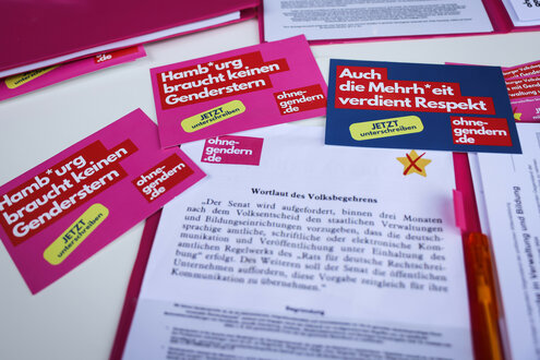 Werbezettel der Anti-Gender-Initiative