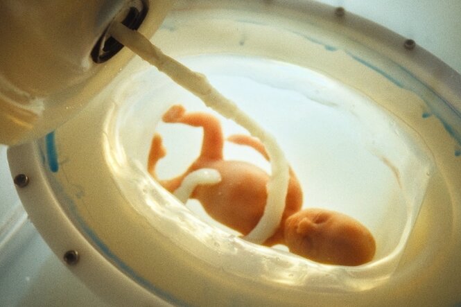 Embryo im Brutkasten