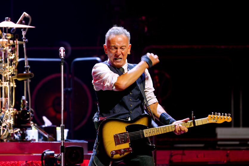 Bruce Springsteen an der Gitarre