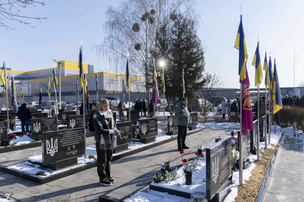 Friedhof in Kiew