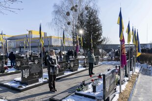 Friedhof in Kiew