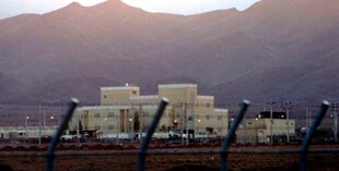 Blick auf die iranische Atomanlage Natans